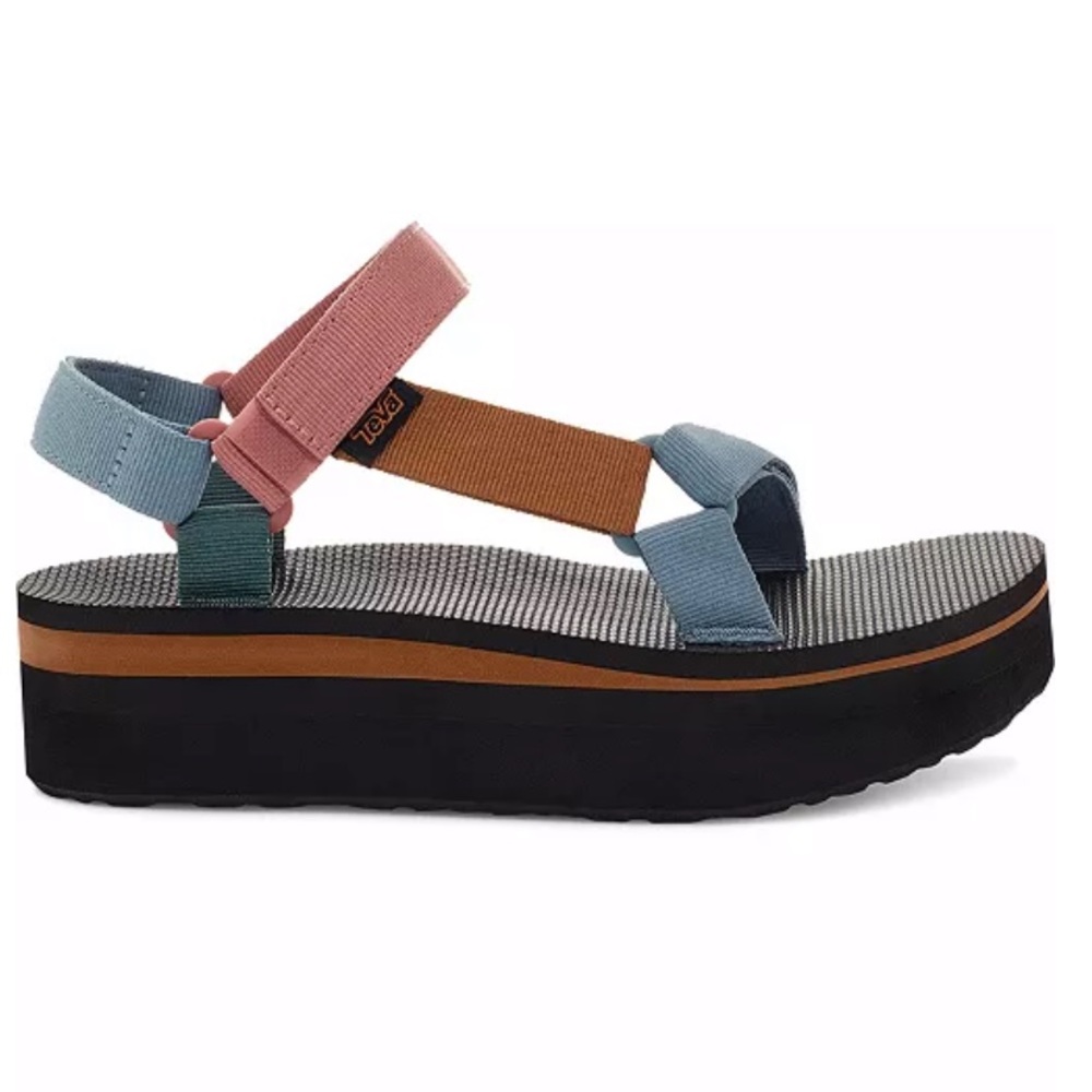 Flatform Tevas in Light Multi